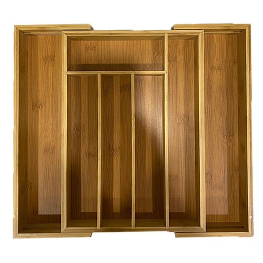 Expandable Bamboo Drawer Organizer