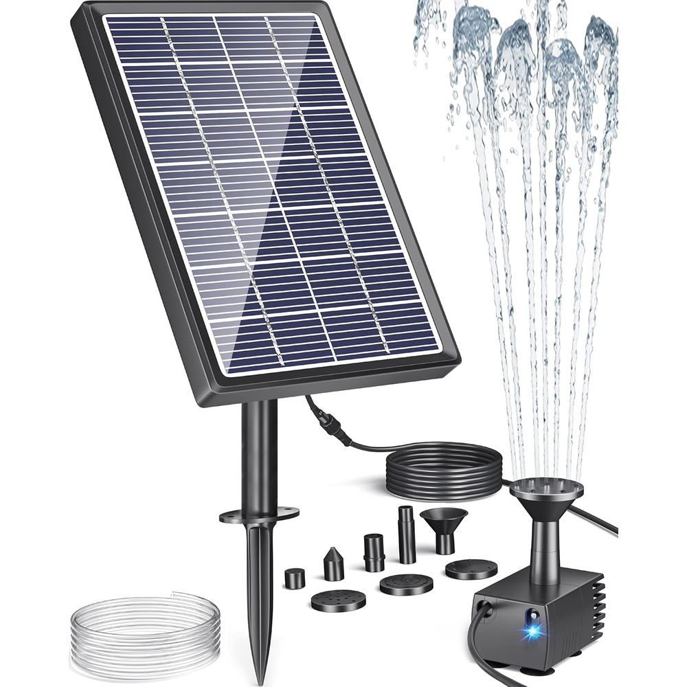Solar Bird Bath Fountain