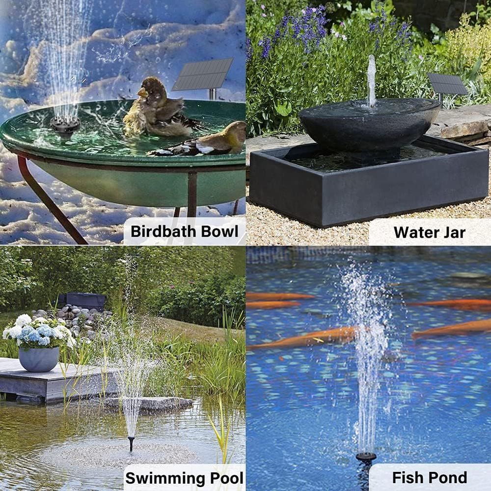 Solar Bird Bath Fountain — image 5
